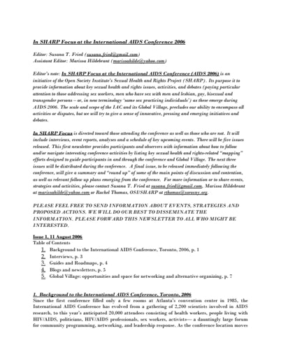 First page of PDF with filename: sharpfocus1_20060817_0.pdf