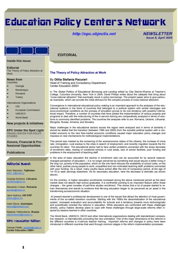 First page of PDF with filename: EPCNL8_20050503.pdf