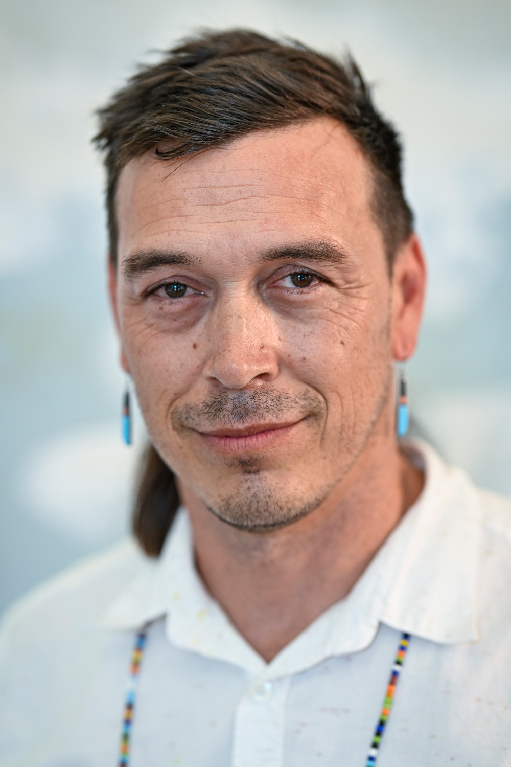 Portrait of Cannupa Hanska Luger.