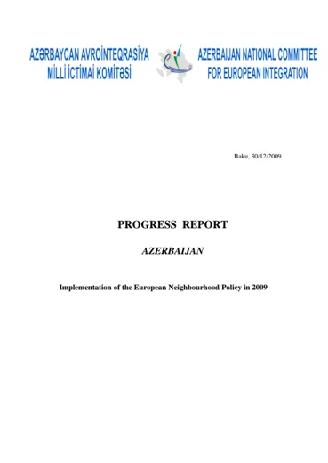 First page of PDF with filename: azerbaijan-20091231.pdf