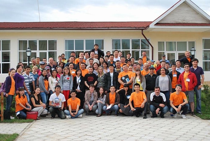 Group photo of camp participants