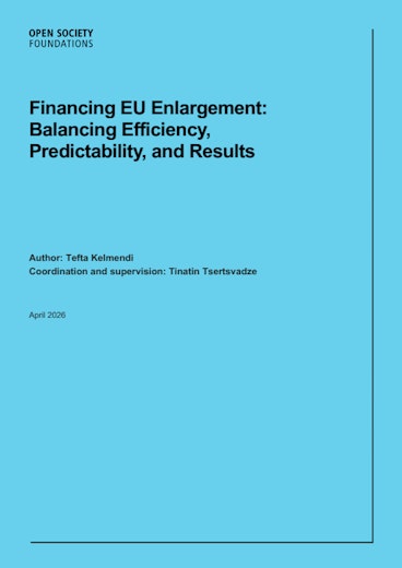 First page of PDF with filename: financing-EU-enlargement-balancing-efficiency-predictability-and-results-20260429.pdf