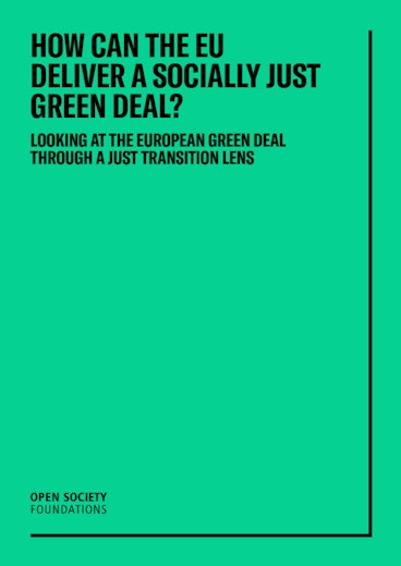 First page of PDF with filename: how-can-the-eu-deliver-a-socially-just-green-deal-202220524.pdf
