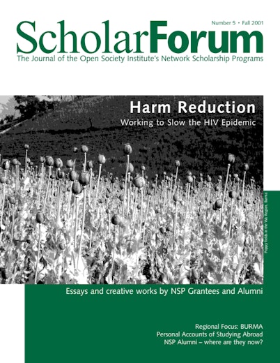 First page of PDF with filename: ScholarForum5.pdf