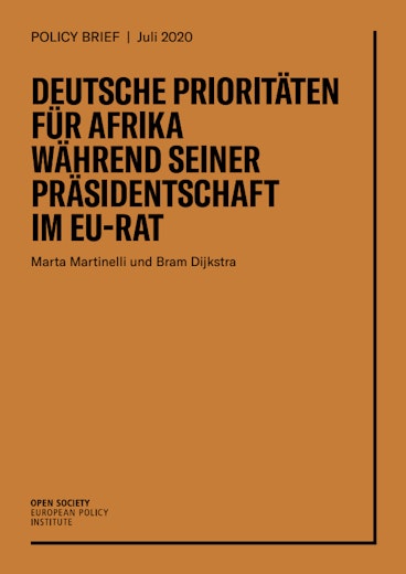 First page of PDF with filename: german-priorities-for-africa-during-its-presidency-of-the-eu-council-de-20200923.pdf