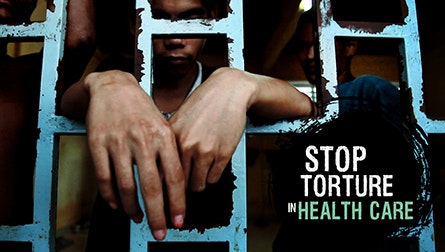 Stop Torture in Health Care video titlecard