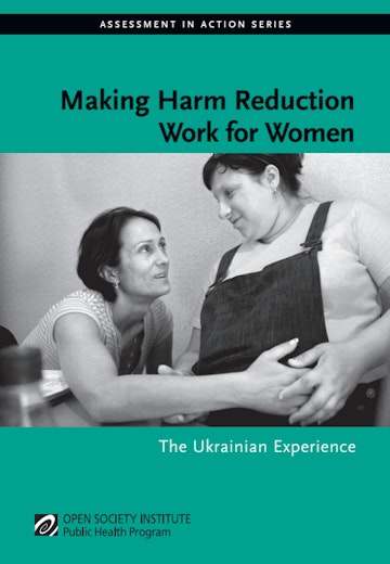 First page of PDF with filename: harm-reduction-women-ukraine_20100429.pdf