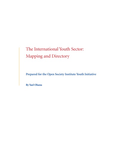 First page of PDF with filename: mapping-and-directory-20091001.pdf