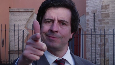 Still image from “I Believe.” This video challenge is part of an effort to help bring new voices into the discussions and break the technocratic perception of a distant Europe. Man pointing