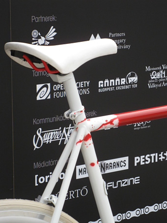 Close-up of bicycle seat